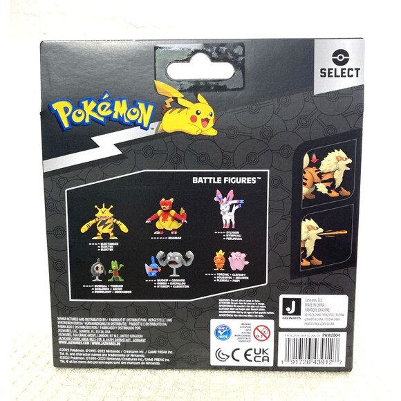 Pokemon Select Evolution Multipack Growlithe and Arcanine Battle Figures Orange - Picture 10 of 10